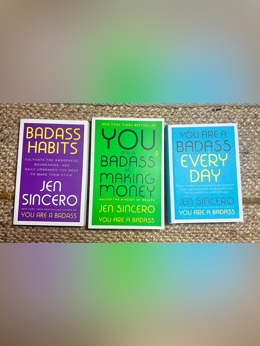 You Are a Badass book series bundle by Jen Sincero (3 books)